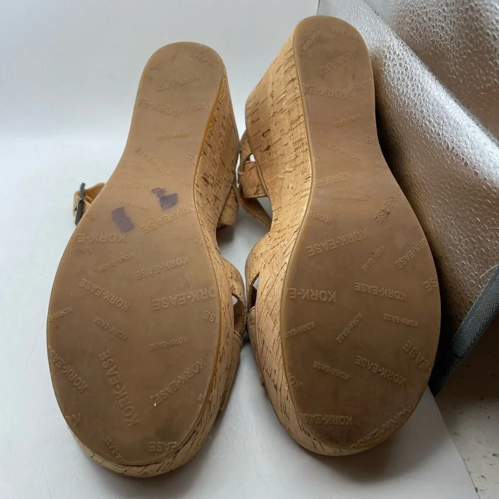 Kork-Ease Cork platform Wedge Sandals size 11